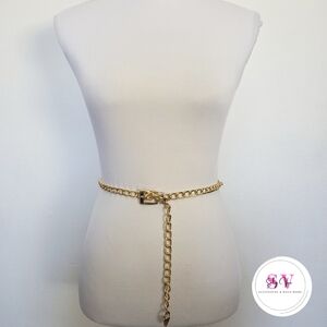 Gold Links Chain Belt